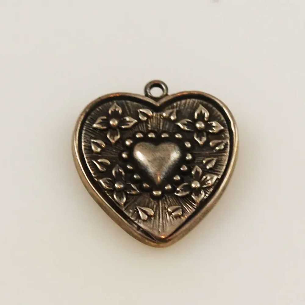 Sterling Silver I Love You Heart Charm Pendant - image 4