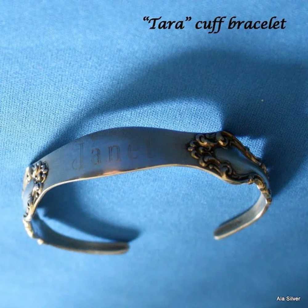 Tara bracelet in sterling cuff by Reed & Barton - image 4