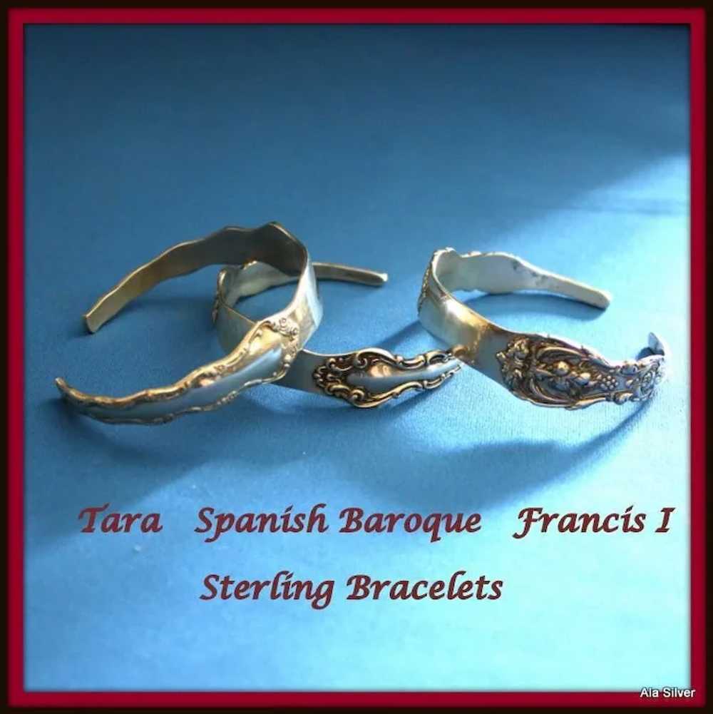 Tara bracelet in sterling cuff by Reed & Barton - image 5
