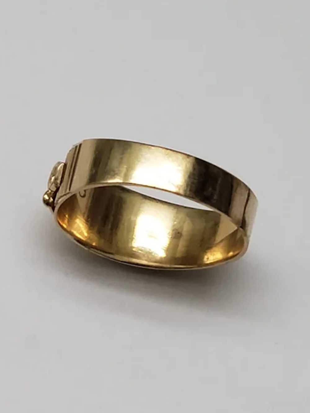 15 Ring - 14k Yellow Gold Polished Estate Birthda… - image 4