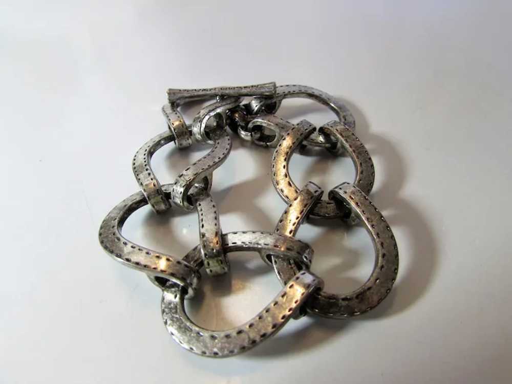 Vintage Lucky Brand Silver Tone Toggle Bracelet - image 6