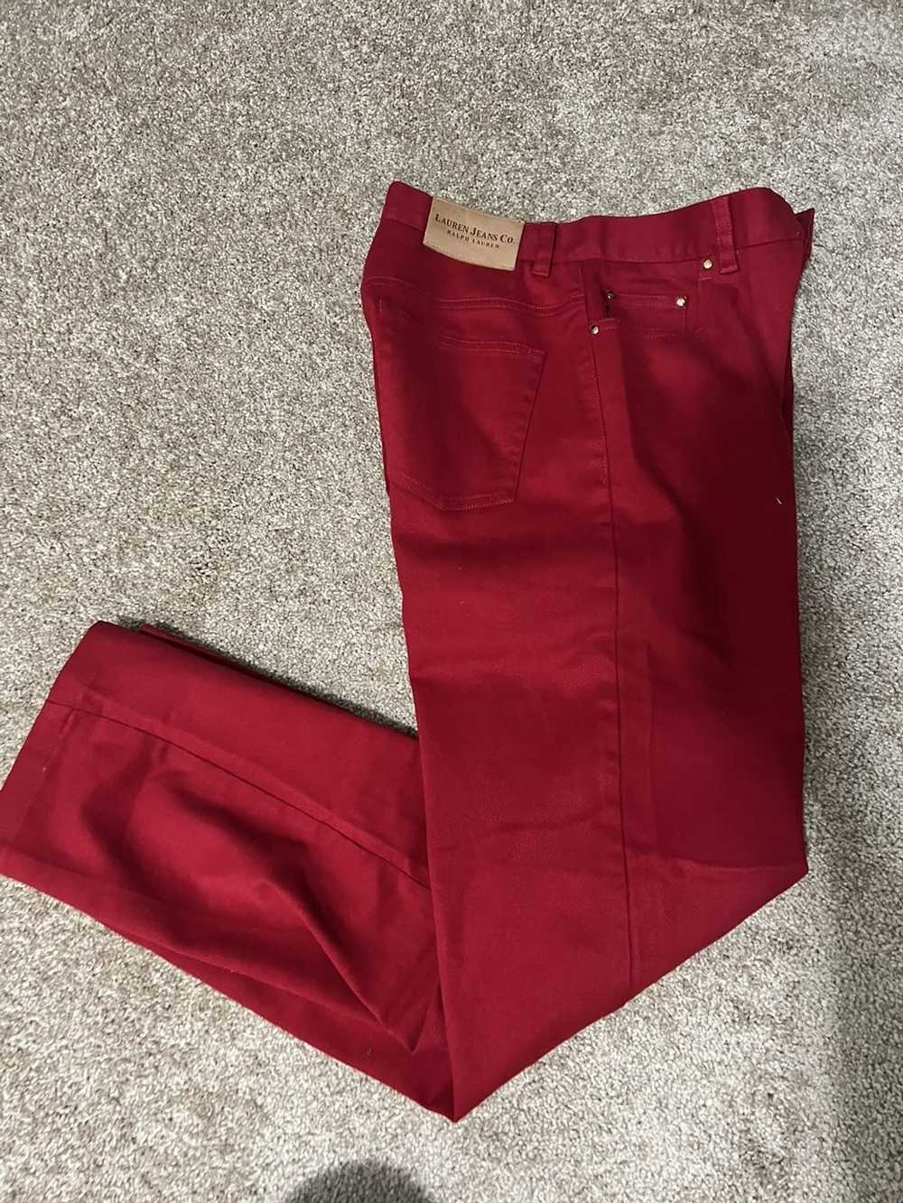 Polo Ralph Lauren × Streetwear × Vintage Red jeans - image 4