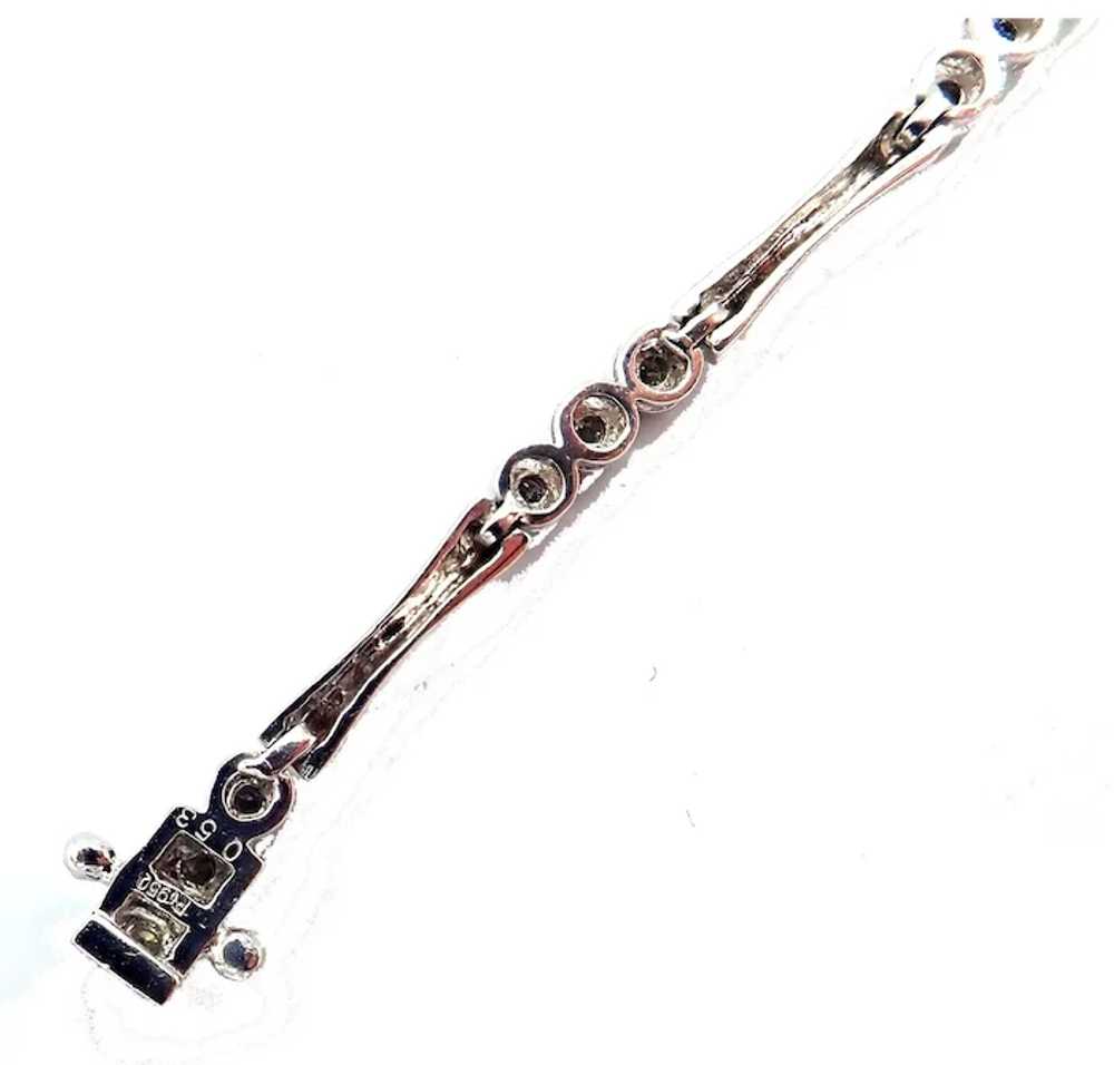 Platinum Modern 1.35 CT Diamond Tennis Bracelet - image 5