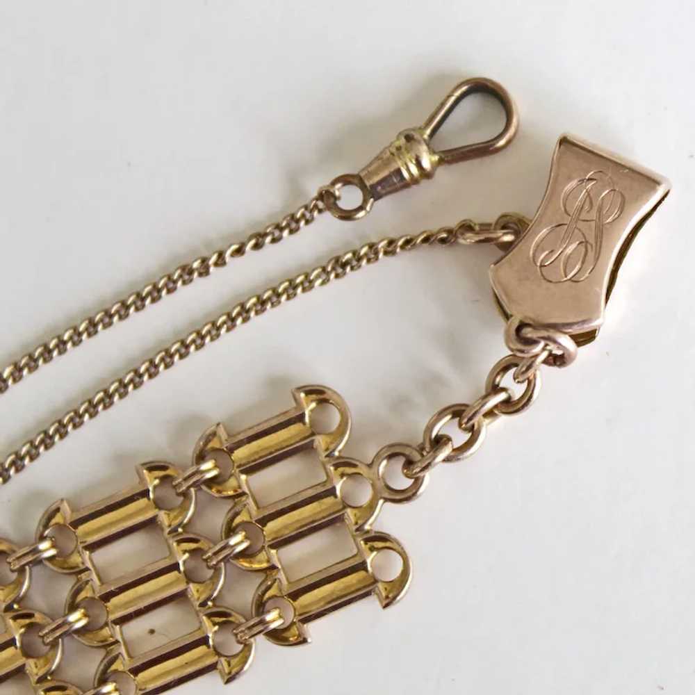 1916 Watch Fob Chain Intl. Assoc of Machinists Di… - image 9