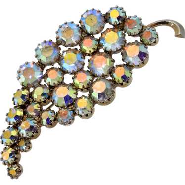 Stunning 1950s Aurora Borealis Brooch - image 1