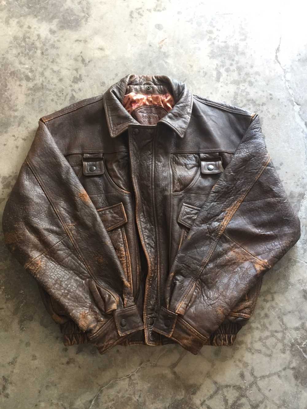 Italian vintage leather jacket - Gem