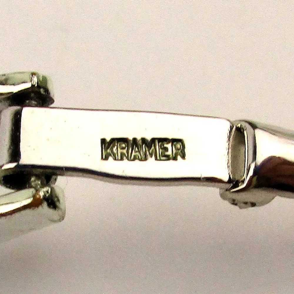 Vintage KRAMER Rhinestone Necklace - Bracelet Set - image 6