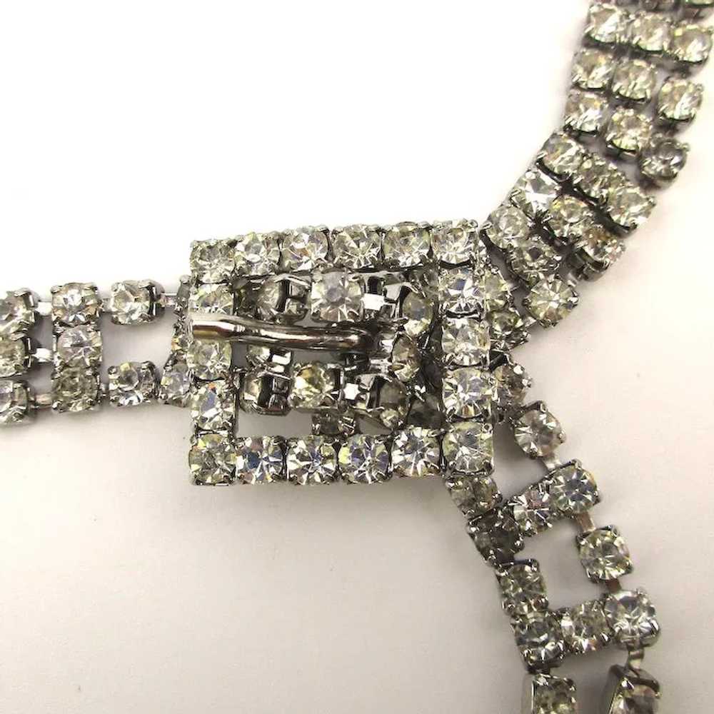 Vintage Crystal Rhinestone Belt or Necklace - image 3