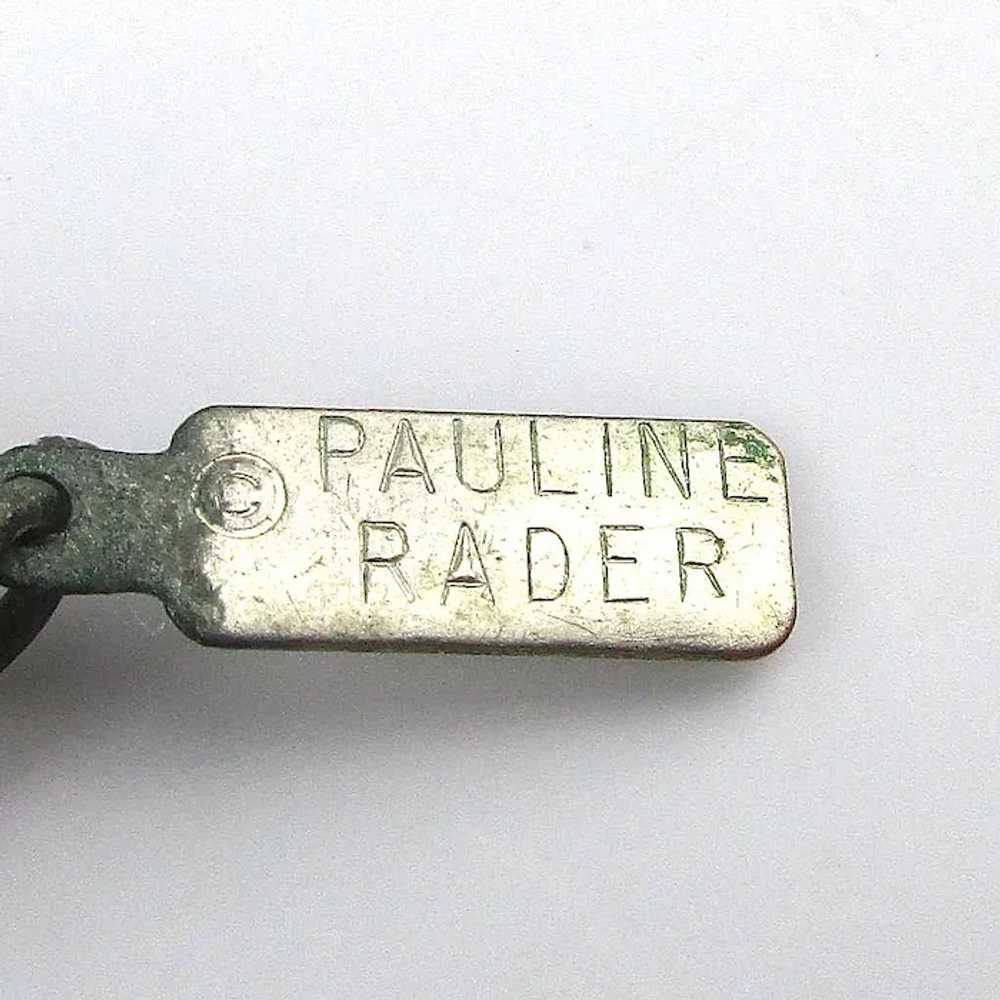 Vintage Pauline Rader Cream Lucite Necklace w/ Tr… - image 6