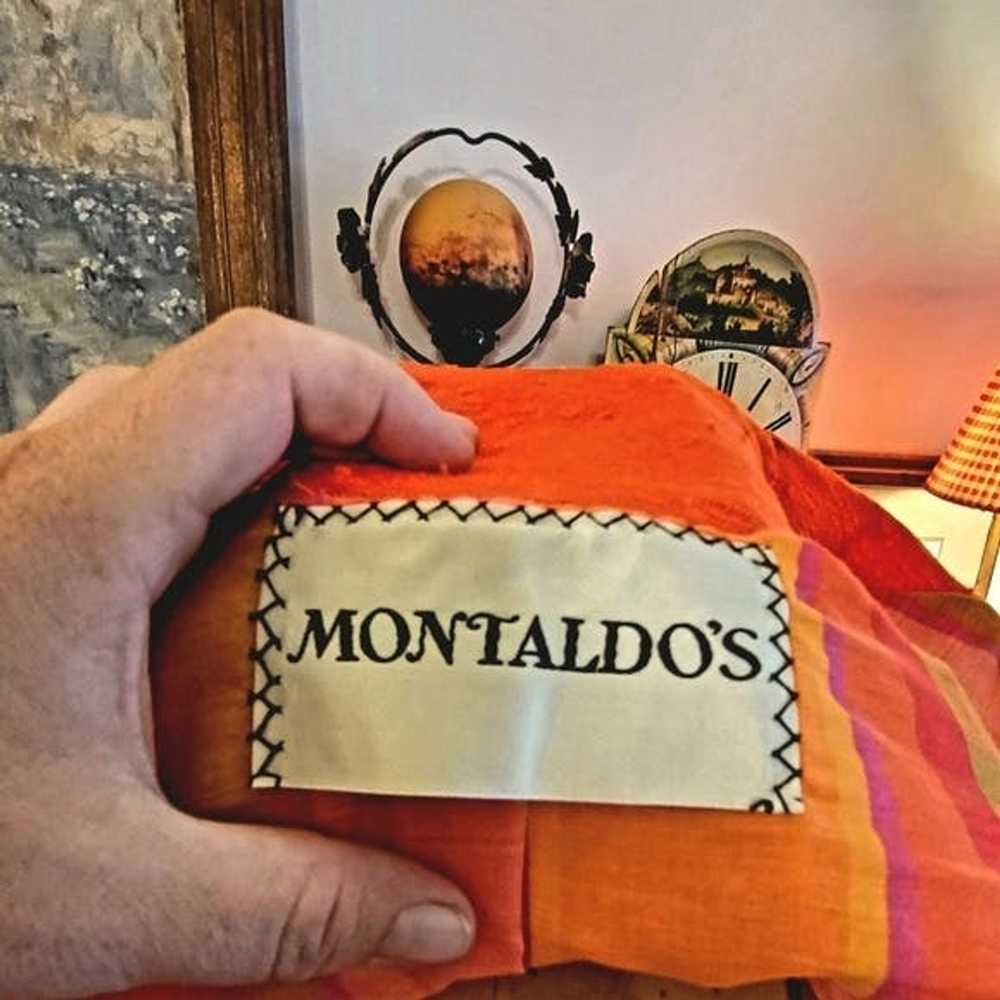 Other 1960s Montaldo orange dress coat Size S - image 11