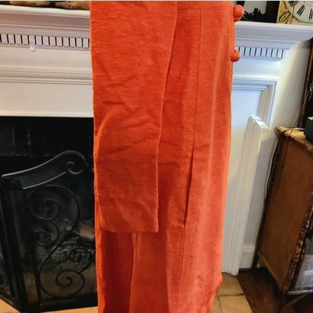 Other 1960s Montaldo orange dress coat Size S - image 4
