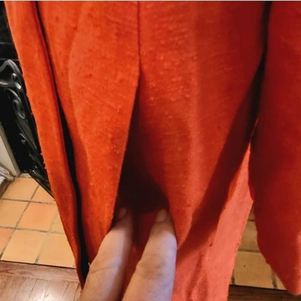 Other 1960s Montaldo orange dress coat Size S - image 6