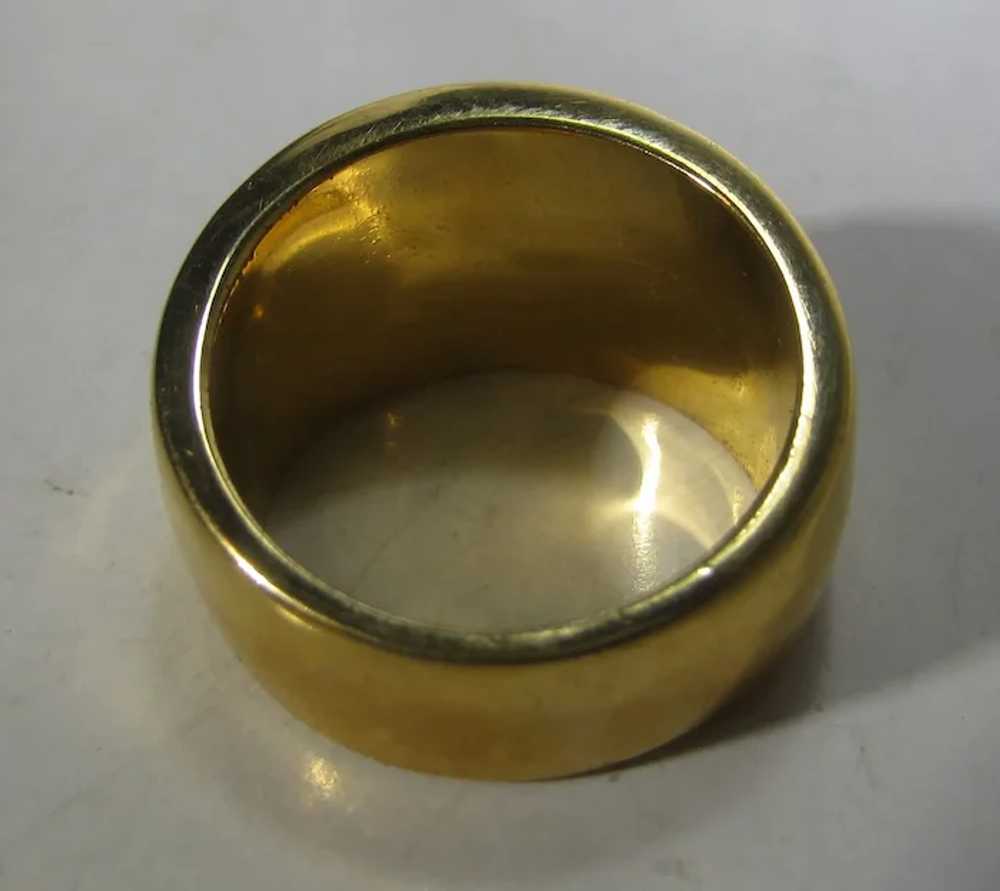Gold FIlled Ring With Assorted Crystals - image 6