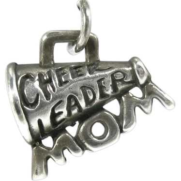 Vintage Sterling Cheer Leader Mom Charm Vintage Es