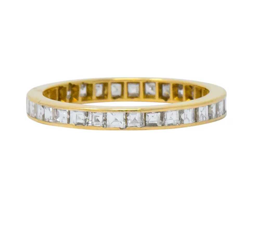 Modern 1.30 CTW Diamond 14 Karat Gold Eternity Ba… - image 2