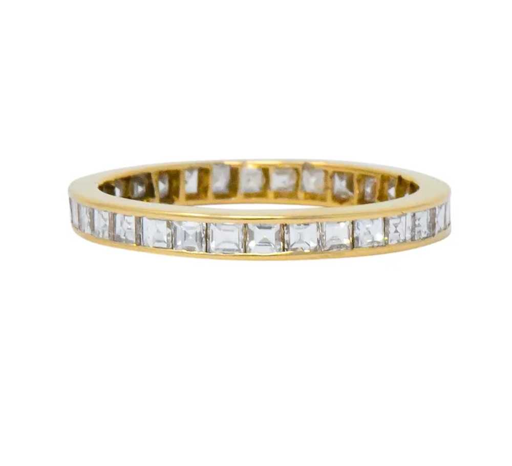 Modern 1.30 CTW Diamond 14 Karat Gold Eternity Ba… - image 3
