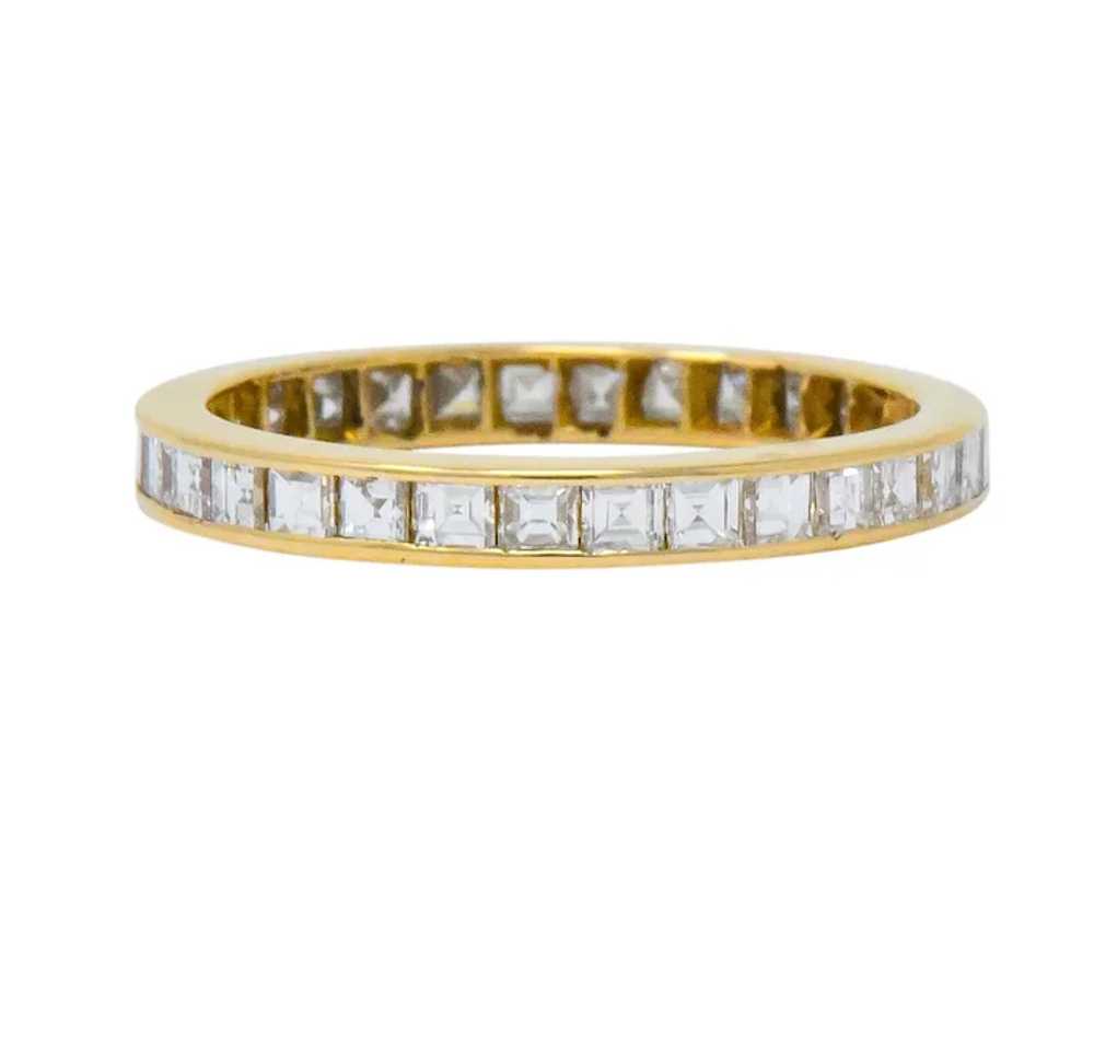 Modern 1.30 CTW Diamond 14 Karat Gold Eternity Ba… - image 4