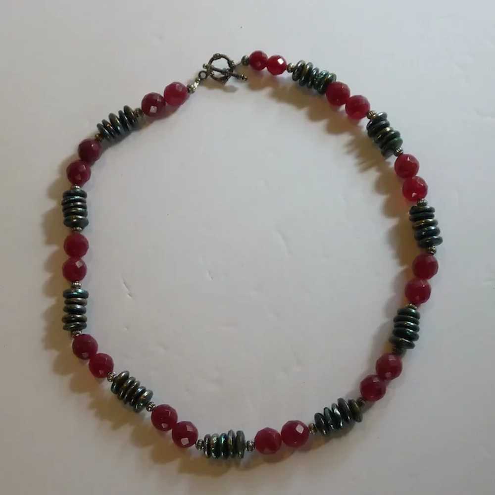 Chardonnay Color Faceted Beaded Necklace - image 5