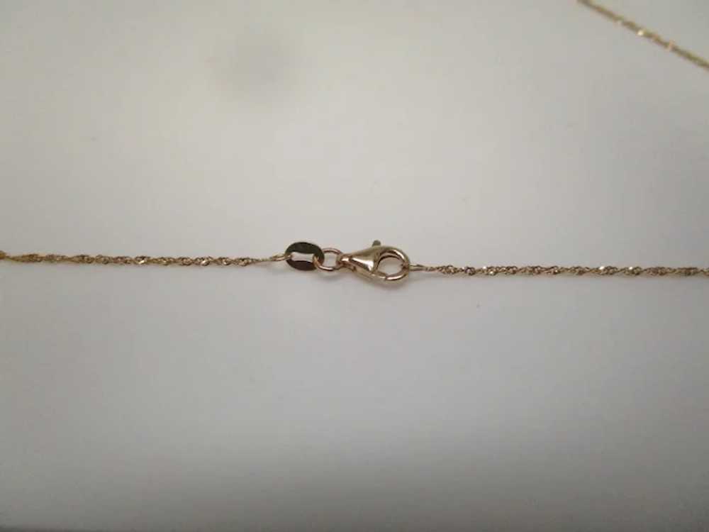 Diamond 14 Karat Gold  Necklace - image 11