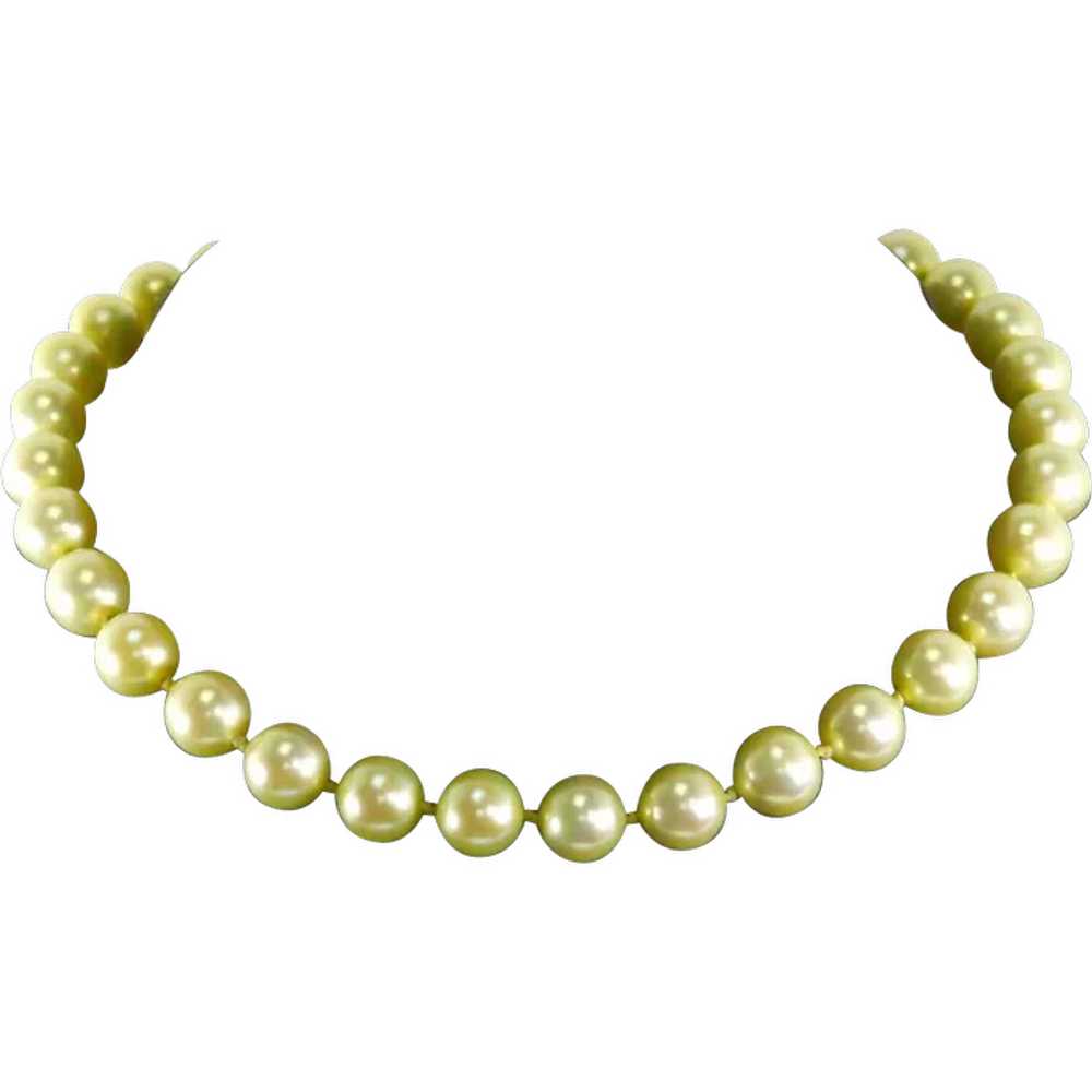 Ciner faux Pearl Choker Necklace – 16 Inches - image 1