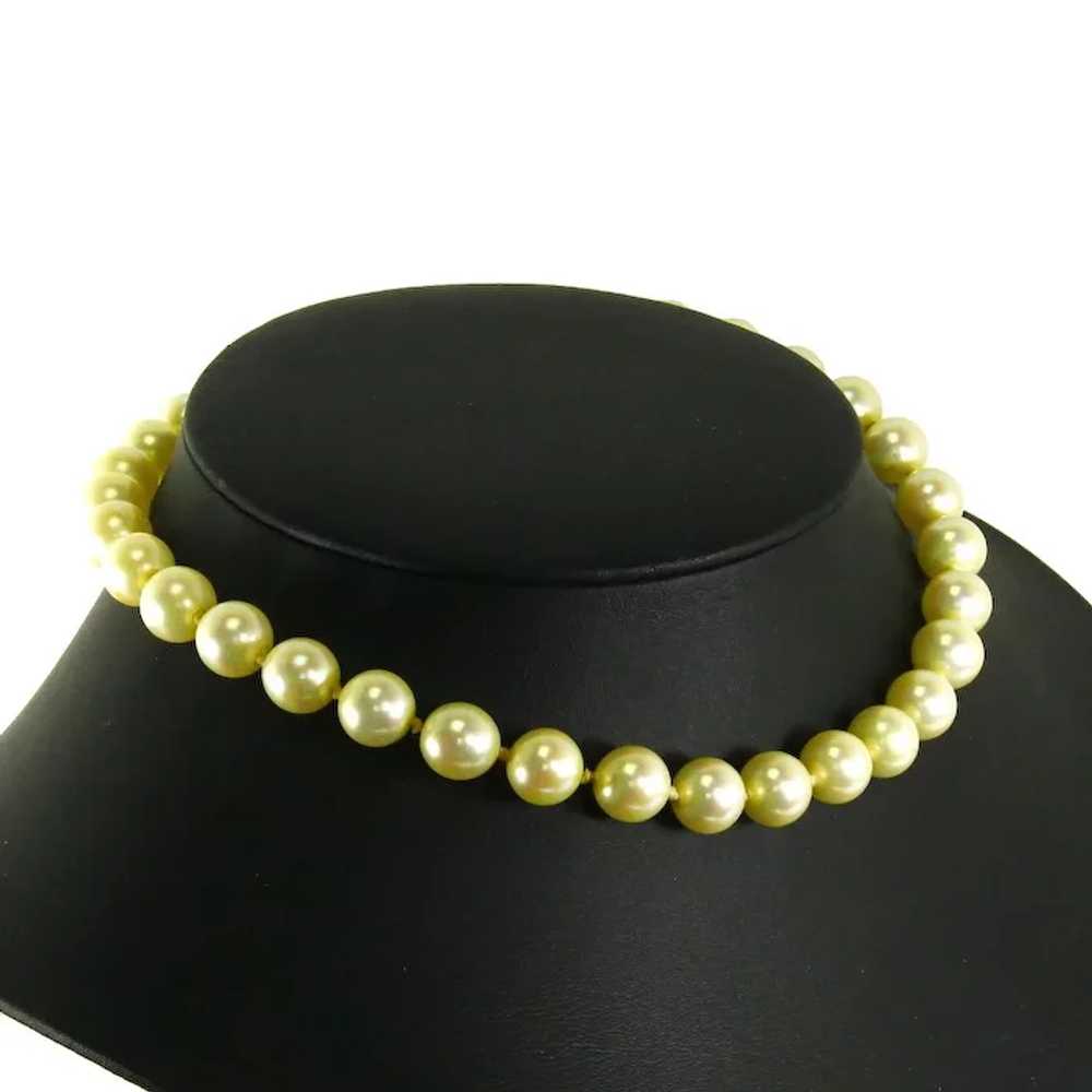 Ciner faux Pearl Choker Necklace – 16 Inches - image 2