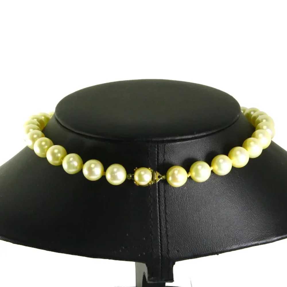 Ciner faux Pearl Choker Necklace – 16 Inches - image 4