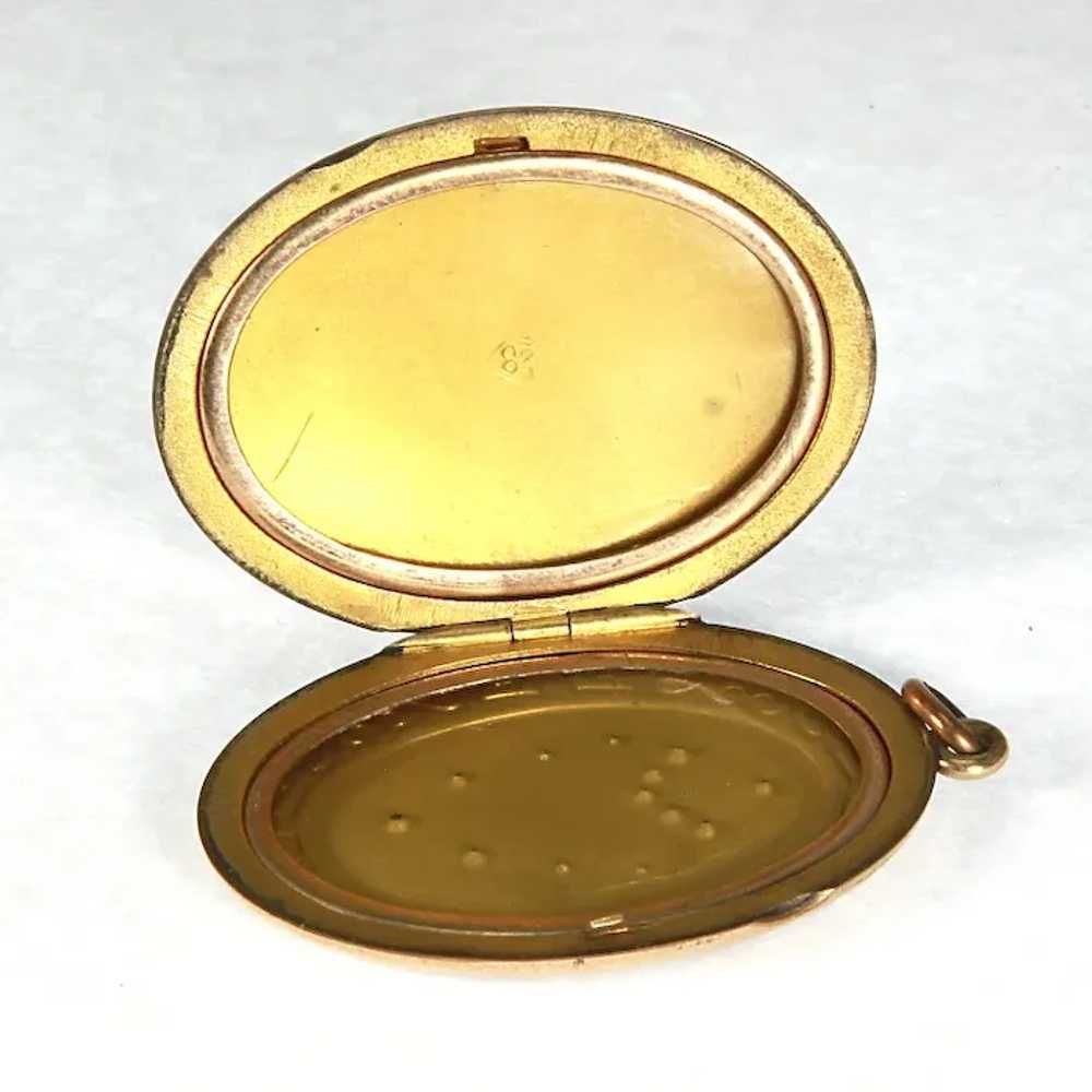 Antique Gold Filled Locket – Edwardian – Wightman… - image 6