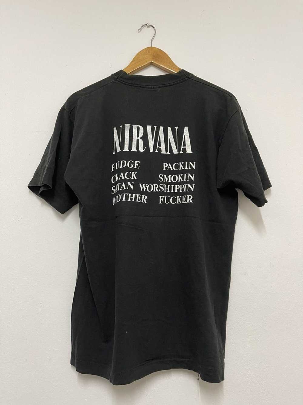 Band Tees × Very Rare × Vintage Vintage Nirvana “… - image 3