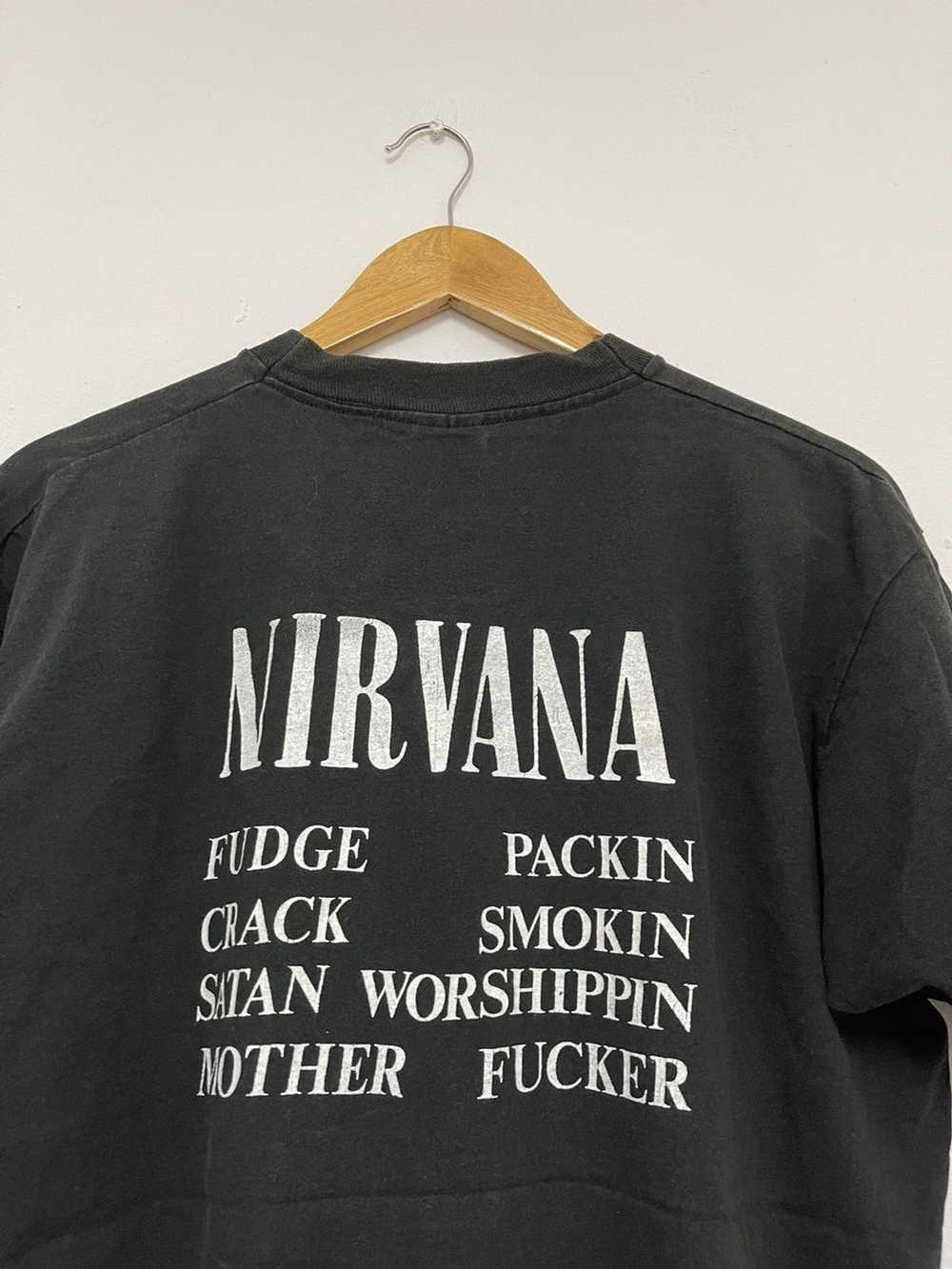 Band Tees × Very Rare × Vintage Vintage Nirvana “… - image 4