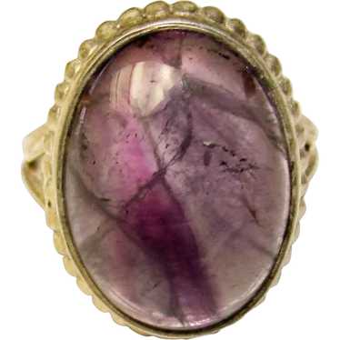 Fabulous STERLING & AMETHYST Vintage Estate Ring