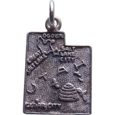 Sterling Utah Vintage Souvenir Charm - image 1