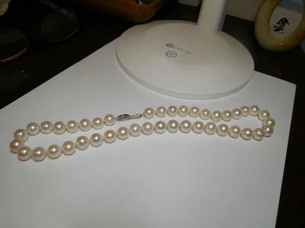 9.0 mm Cultured Pearl Strand Necklace - image 3