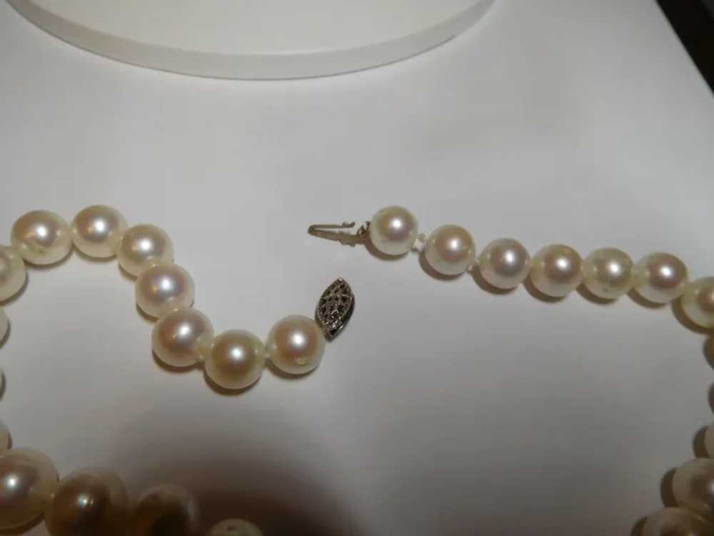 9.0 mm Cultured Pearl Strand Necklace - image 5