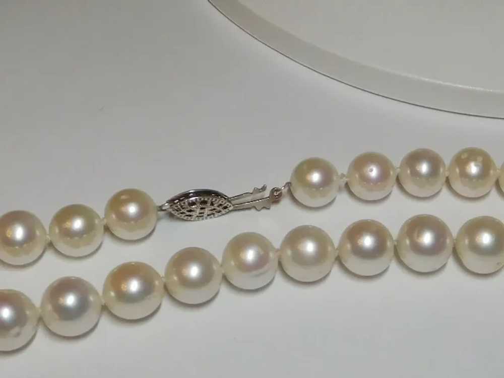 9.0 mm Cultured Pearl Strand Necklace - image 6