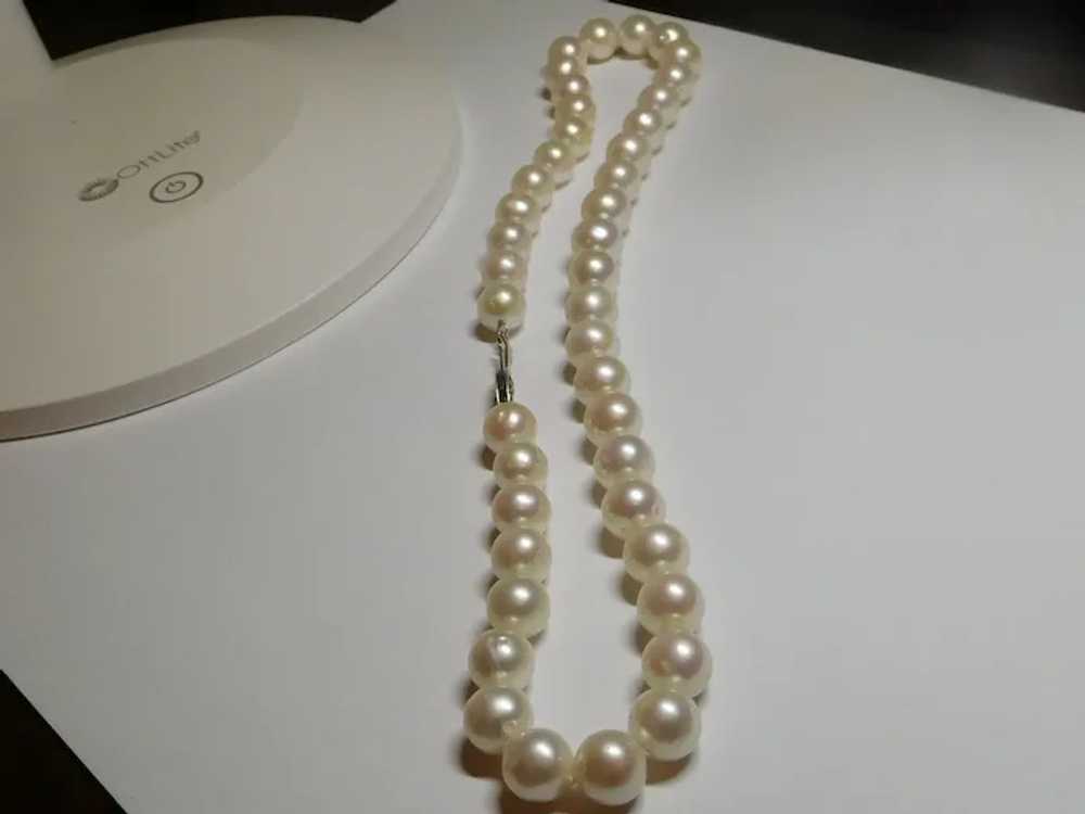 9.0 mm Cultured Pearl Strand Necklace - image 7