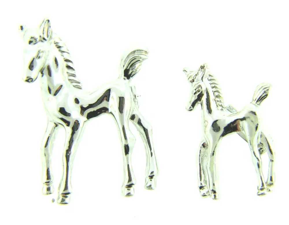 Vintage figural mare and foal matching Scatter Pi… - image 5