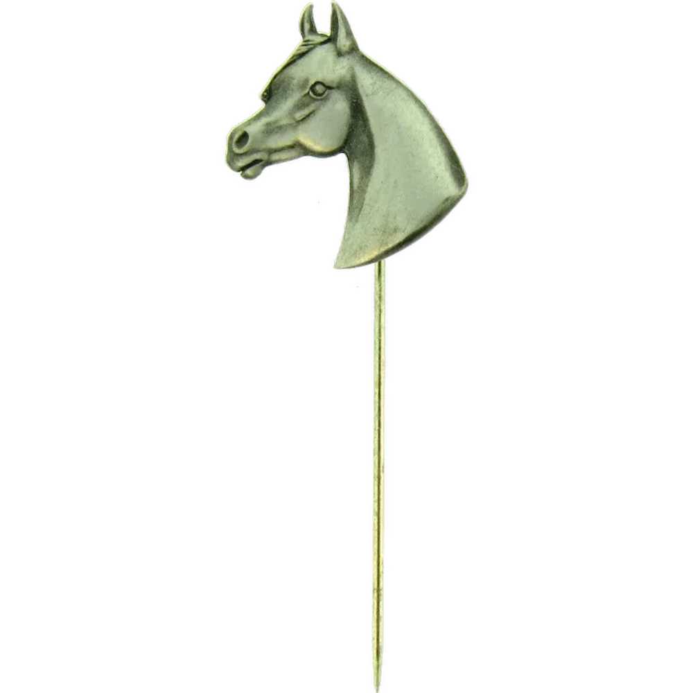 Mid-Century Modern English Equestrian Sculptural Horse Head Brass - Ruby  Lane