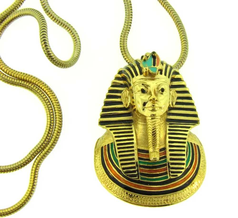 Vintage Rare Eisenberg 1970's large King Tutankha… - image 2