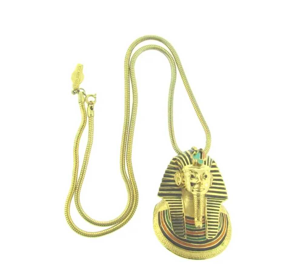 Vintage Rare Eisenberg 1970's large King Tutankha… - image 5