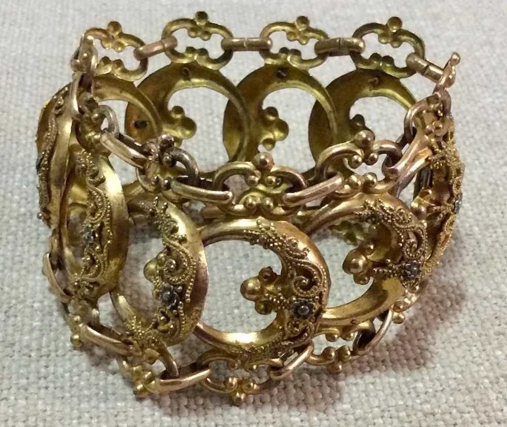 12K Gold Filled Necklace & Bracelet Antique Victo… - image 3