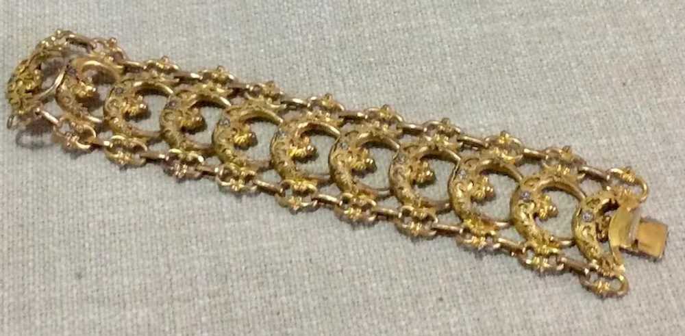 12K Gold Filled Necklace & Bracelet Antique Victo… - image 5