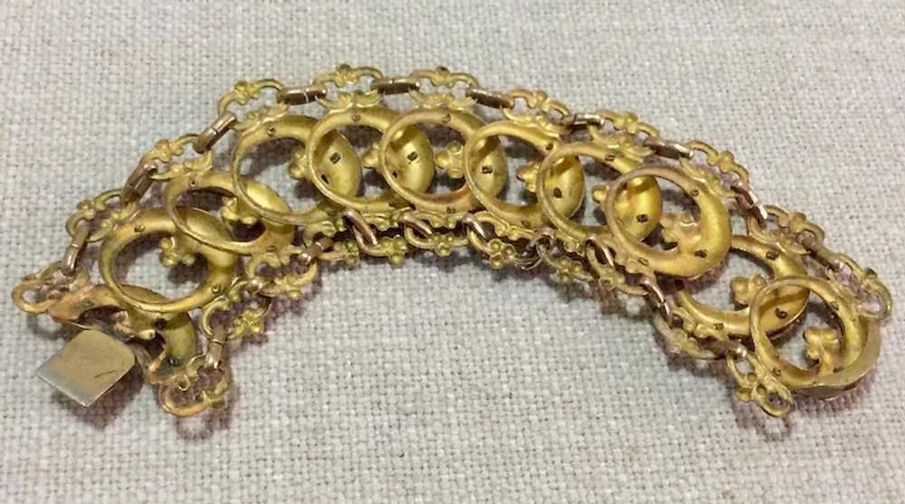 12K Gold Filled Necklace & Bracelet Antique Victo… - image 6