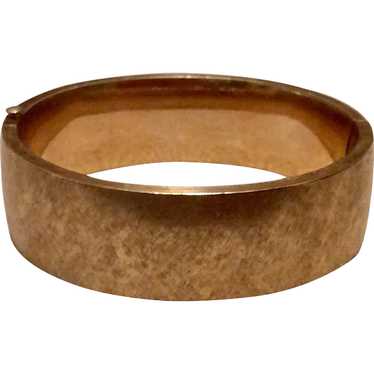 Gold Filled Hinged Bangle Bracelet - image 1