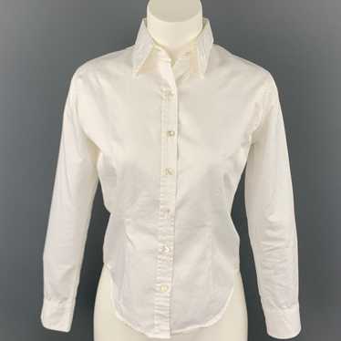 Paul Harnden Shoemakers White Cotton Button Up Shi