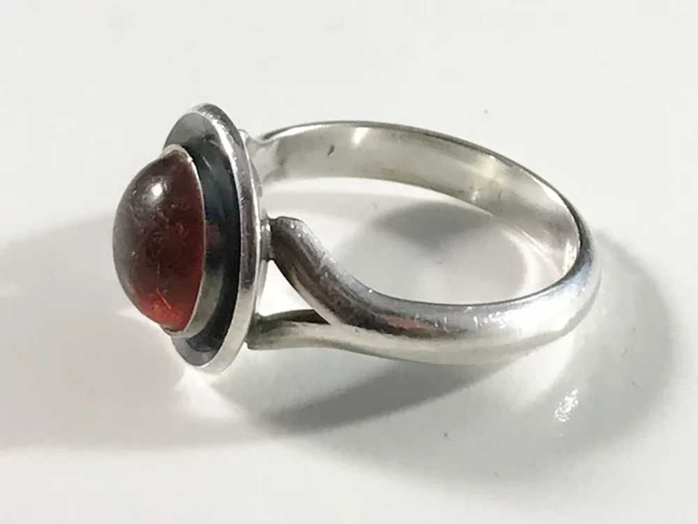 Niels Erik From, Denmark 1960s Sterling Silver Amber … - Gem