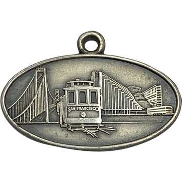 San Francis Cityscape Vintage Charm Sterling Silv… - image 1