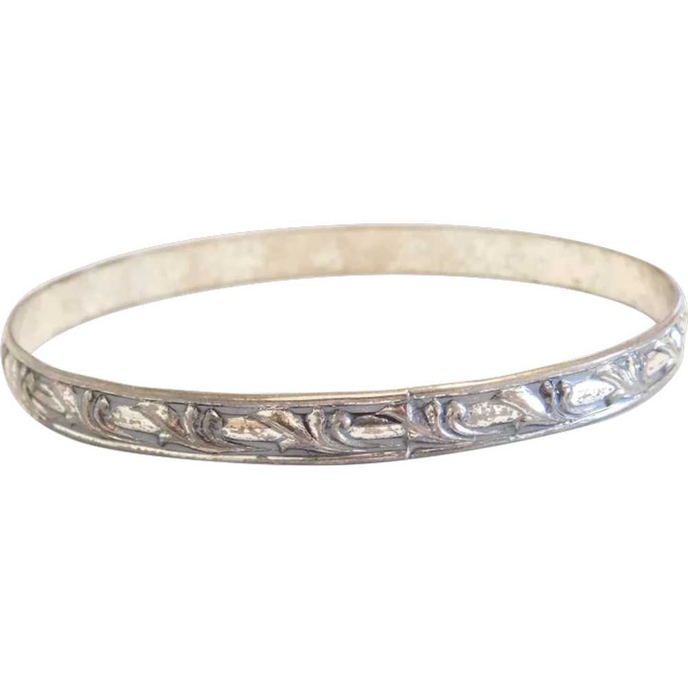 Sterling Silver Danecraft Bangle Bracelet - image 1