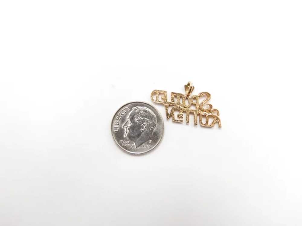 Spoiled Rotten Charm 14k Gold - image 4