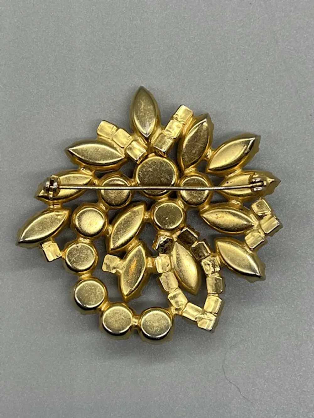 Vintage Large Designer Aurora Borealis Prong Set … - image 2