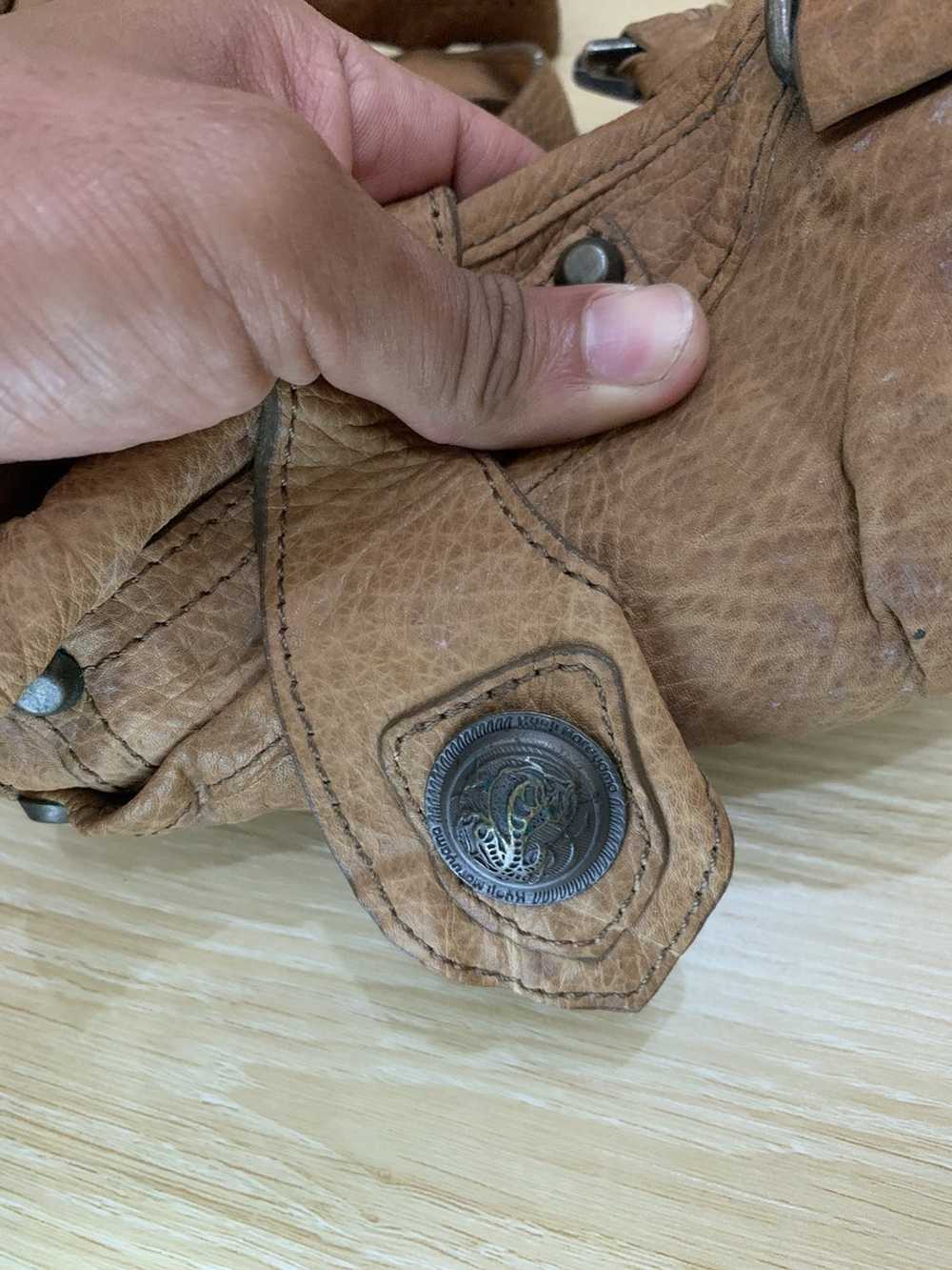 Japanese Brand × Leather leather pistol bag - image 4